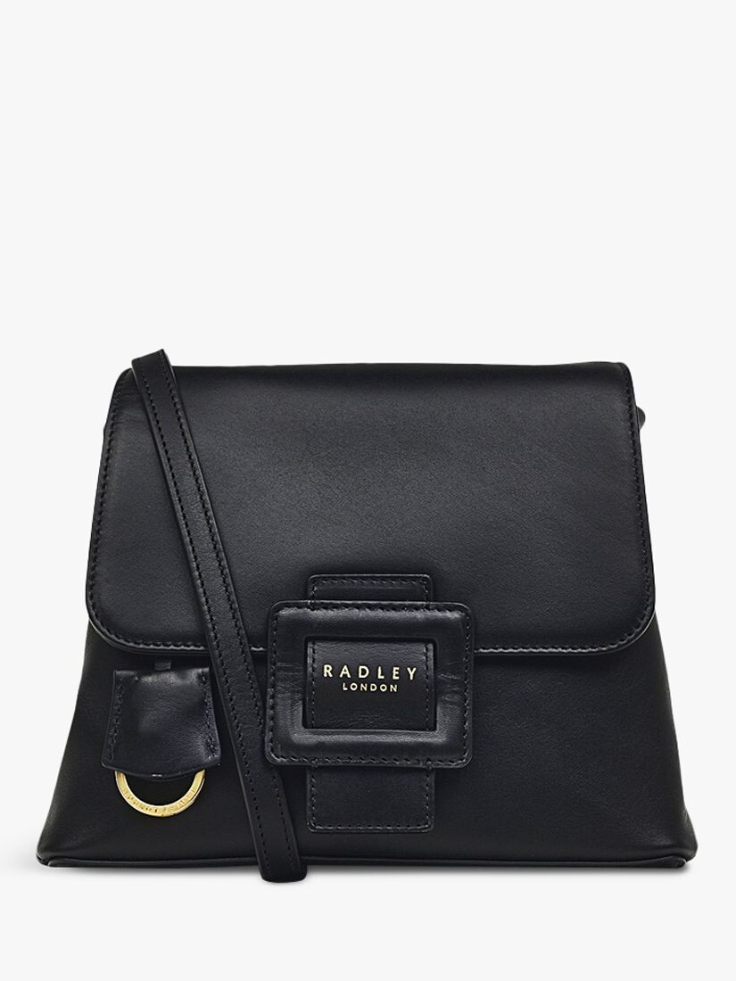 

Маленькая кожаная сумка через плечо Purley Knoll с клапаном Radley, черный