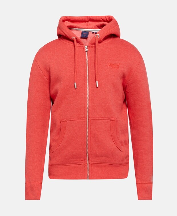 

Толстовка с капюшоном Superdry, светло-красный