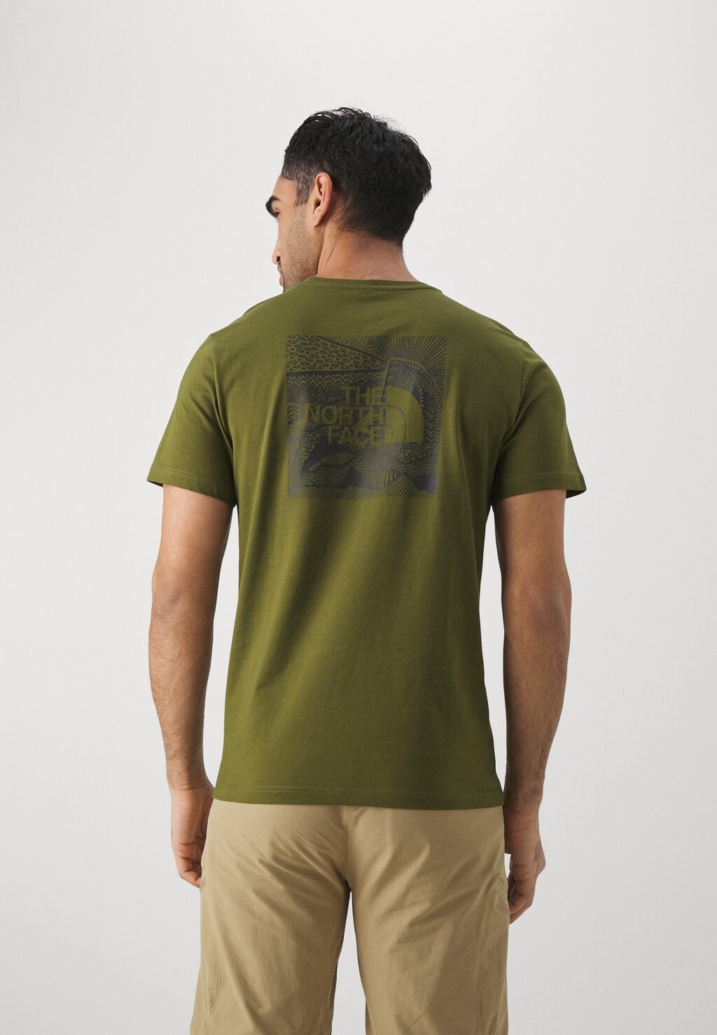 

Футболка с принтом Redbox Celebration Tee The North Face, цвет forest olive