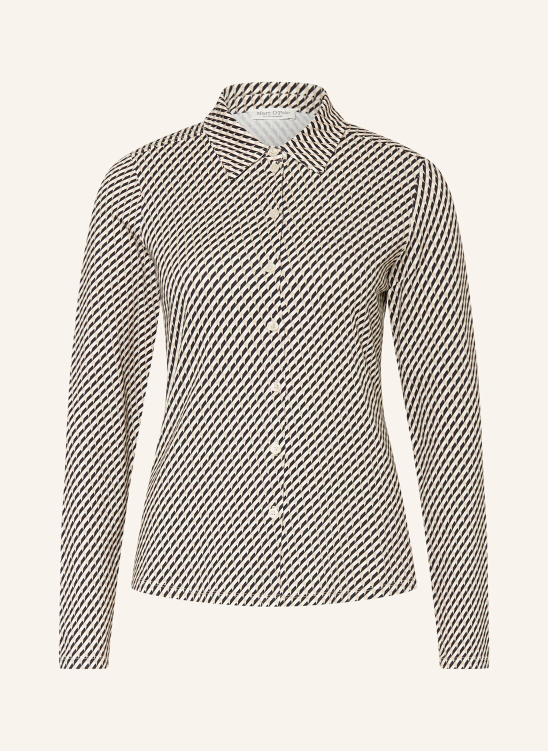 

Блуза рубашка Marc O'Polo aus Jersey, черный