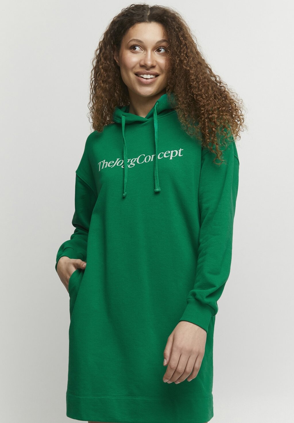 

Летнее платье TheJoggConcept, серый деним