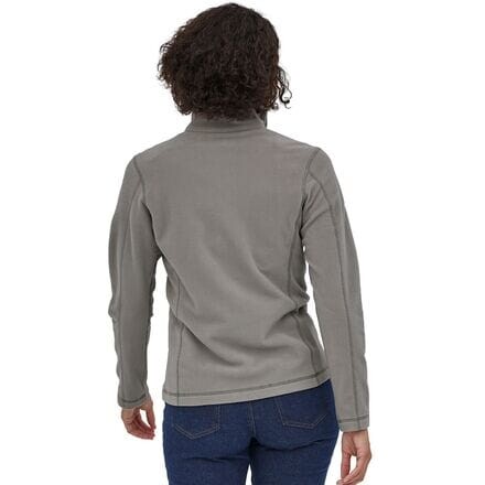 

Флисовый пуловер с молнией 1/4 Micro D — женский Patagonia, цвет Feather Grey