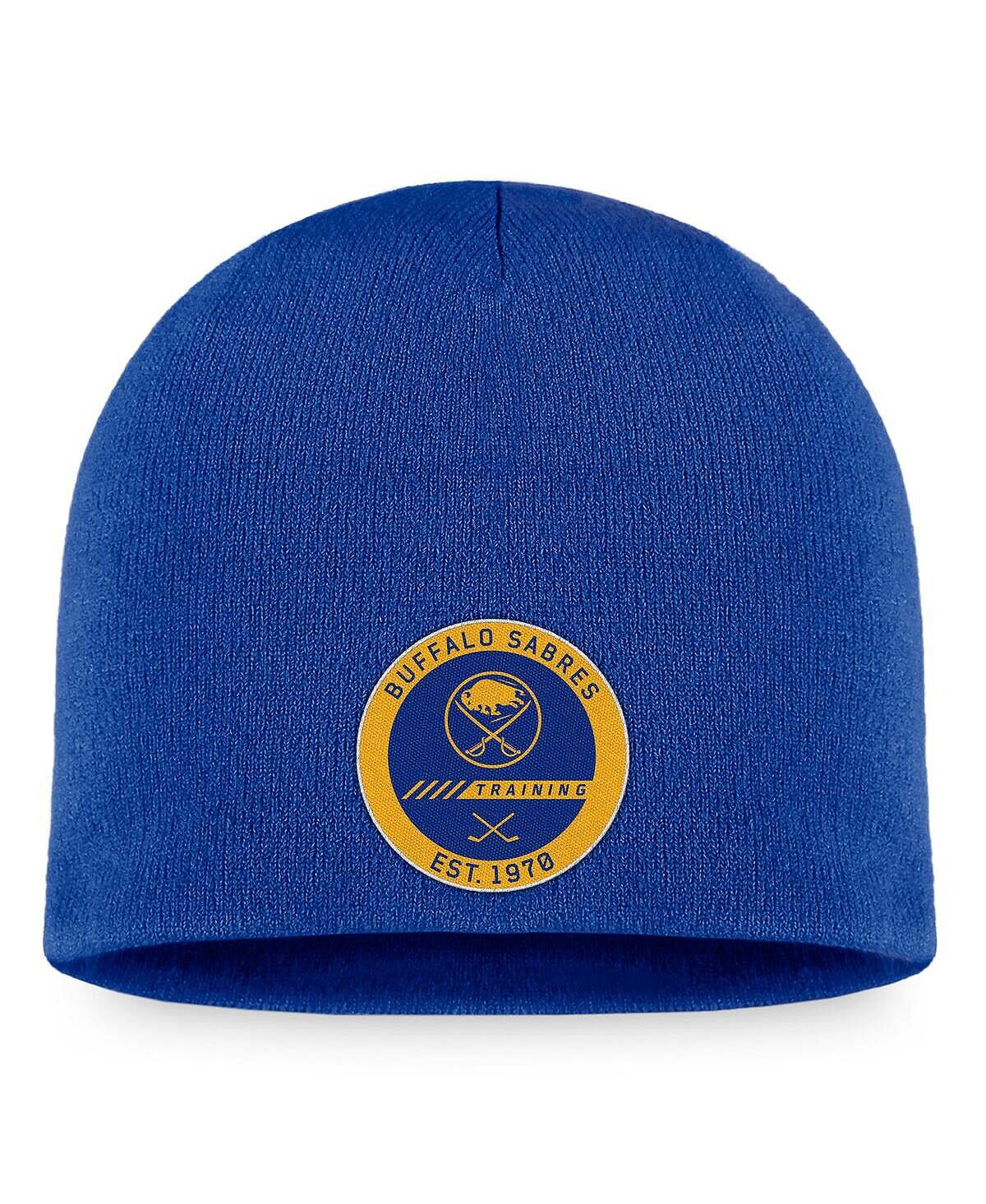 

Мужская фирменная шапка Royal Buffalo Sabre 2022 Training Camp Authentic Pro Beanie Fanatics