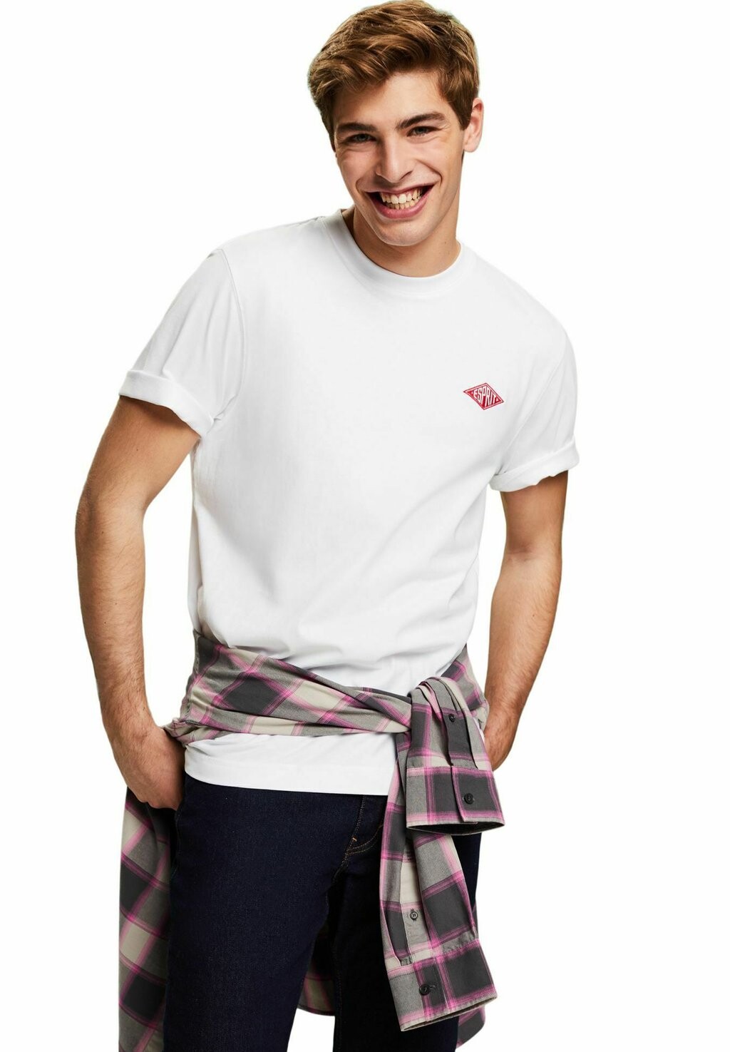 

Футболка базовая Esprit, цвет white