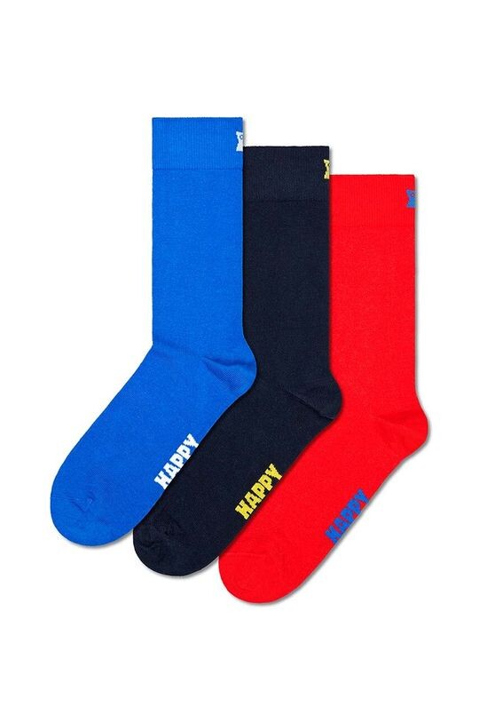

Твердые носки, 3 шт. Happy Socks, мультиколор