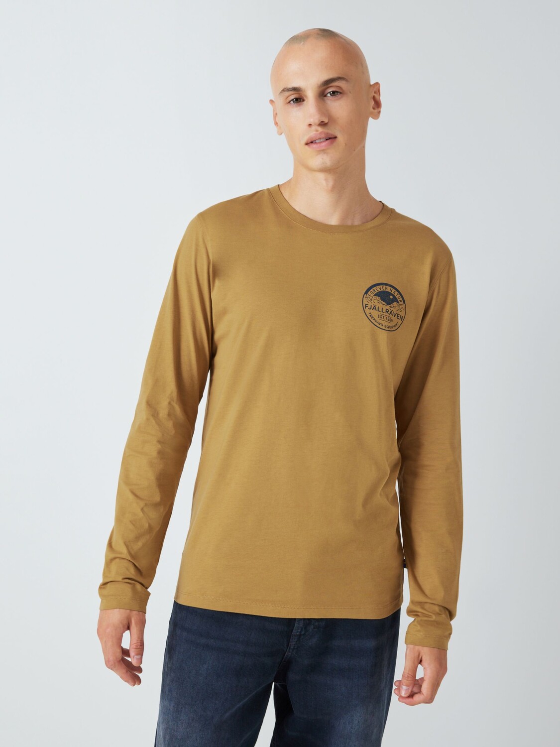 

Футболка с длинным рукавом Fjällräven, коричневый