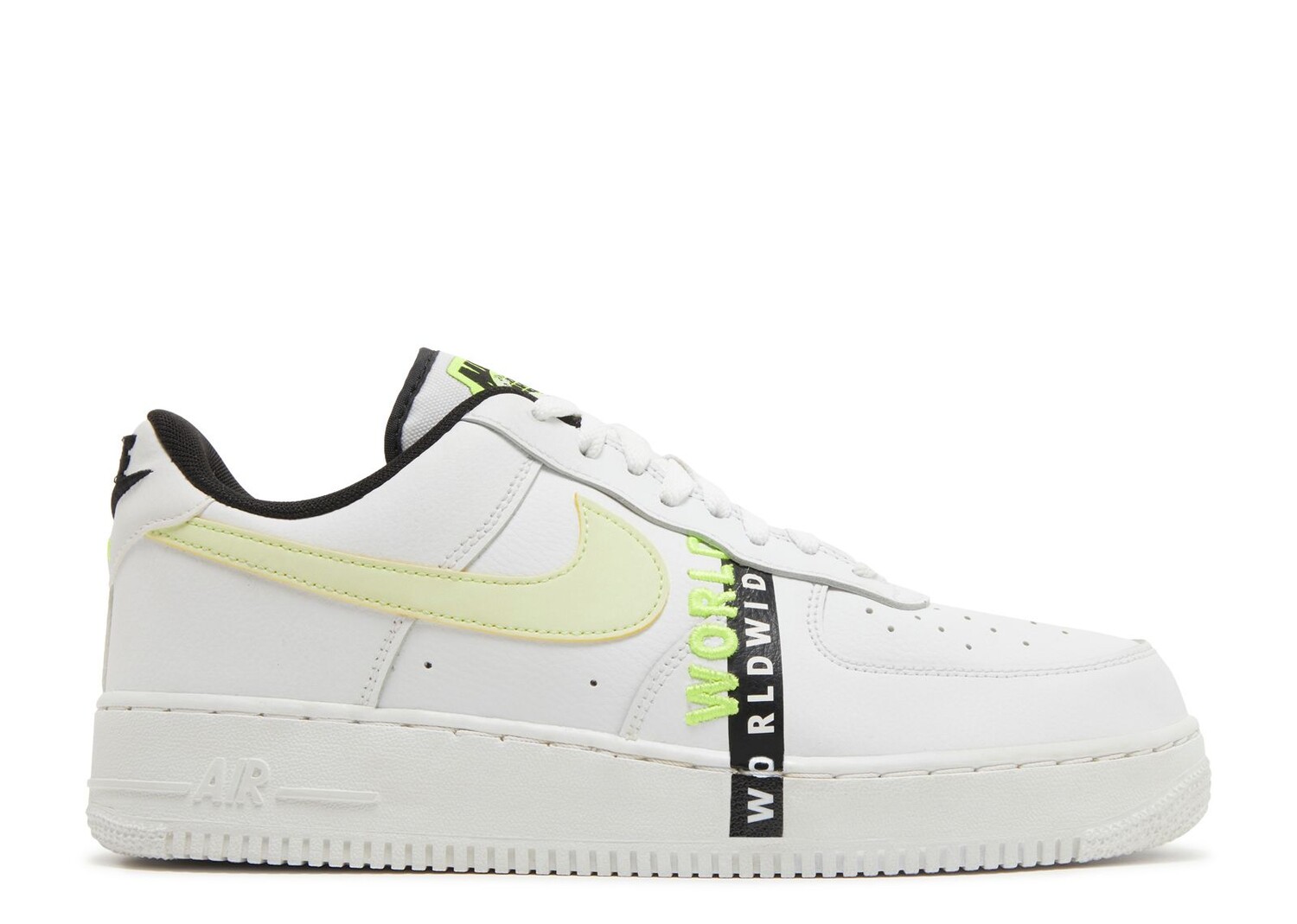 

Кроссовки Nike Air Force 1 '07 Lv8 'Worldwide Pack - Volt', белый, Белый;серый