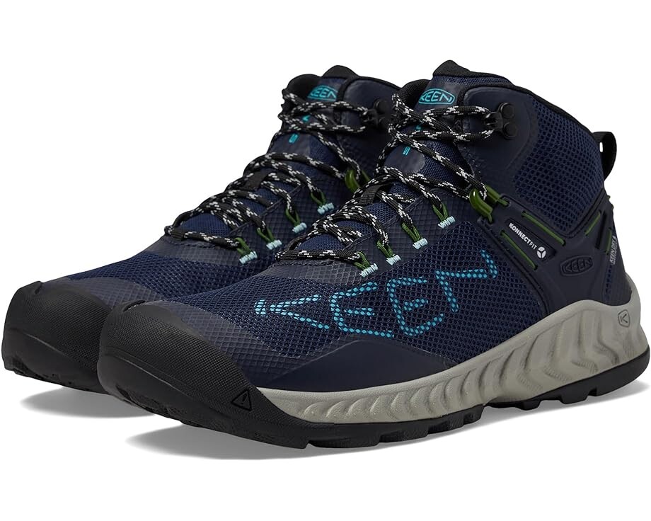 

Походные ботинки KEEN Nxis Evo Mid WP, цвет Naval Academy/Ipanema