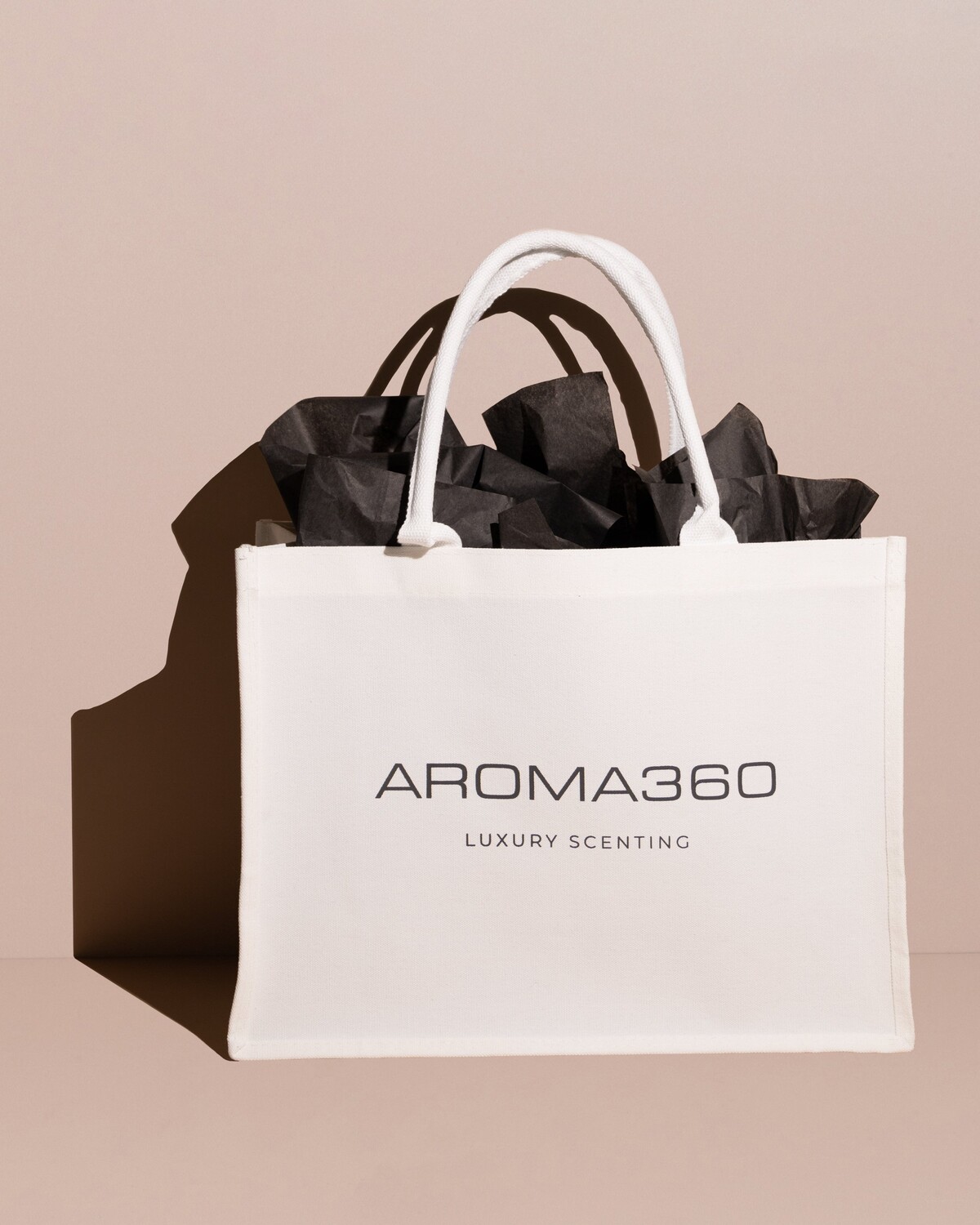 

Роскошная парусиновая сумка-тоут Aroma360, белый