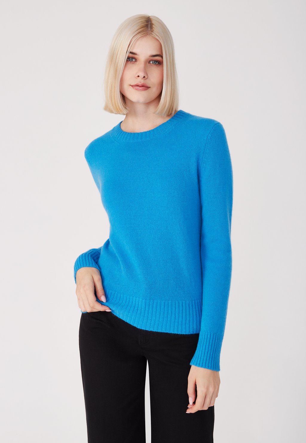 вязаный свитер v neck style republic цвет fancy blue Вязаный свитер Style Republic, цвет fancy blue