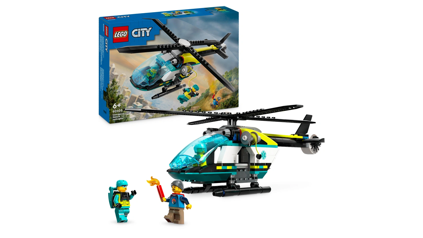 Lego City Спасательный вертолет конструктор lego technic 42145 спасательный вертолет airbus h175