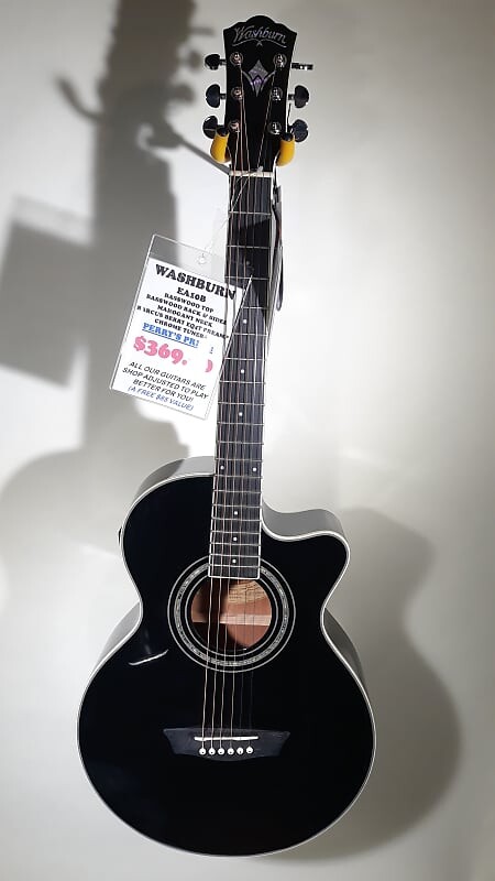 

Акустическая гитара Washburn EA10B Acoustic/Electric Black Gloss Finish