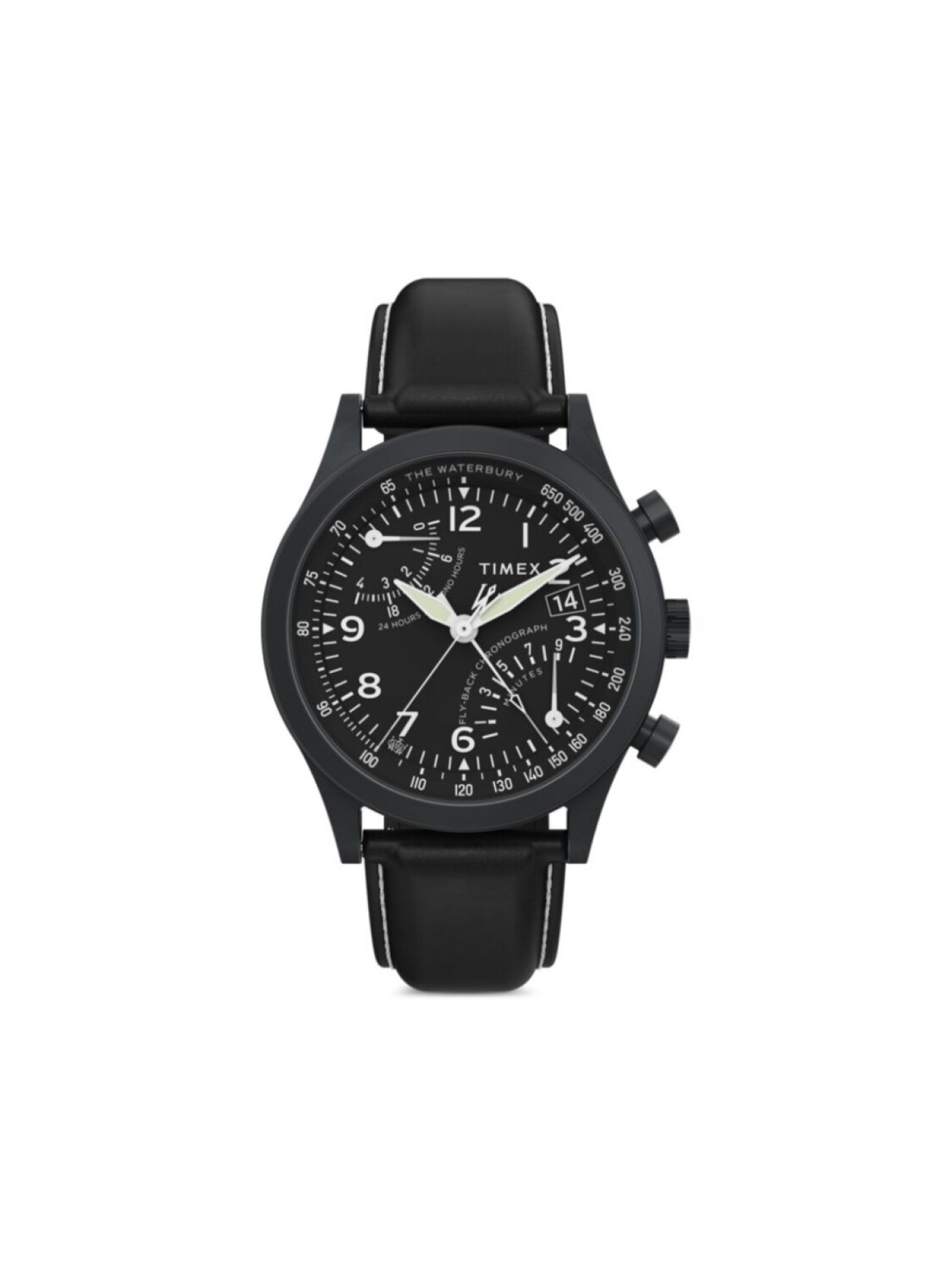 

Наручные часы Waterbury Traditional Fly Back Chronograph 43 мм TIMEX, черный