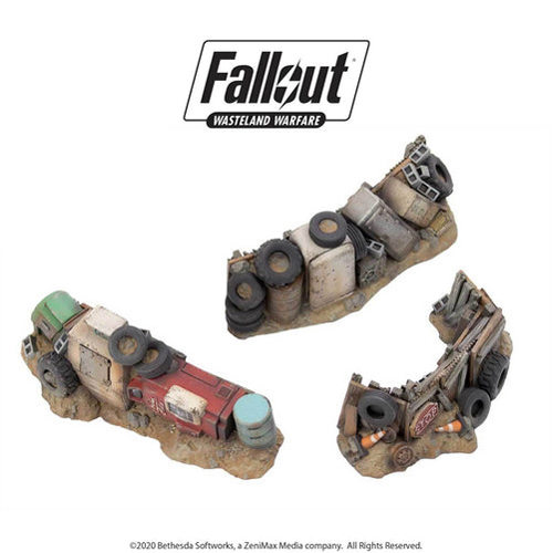 Фигурки Junk Barricades | Fallout Wasteland Warfare Bethesda