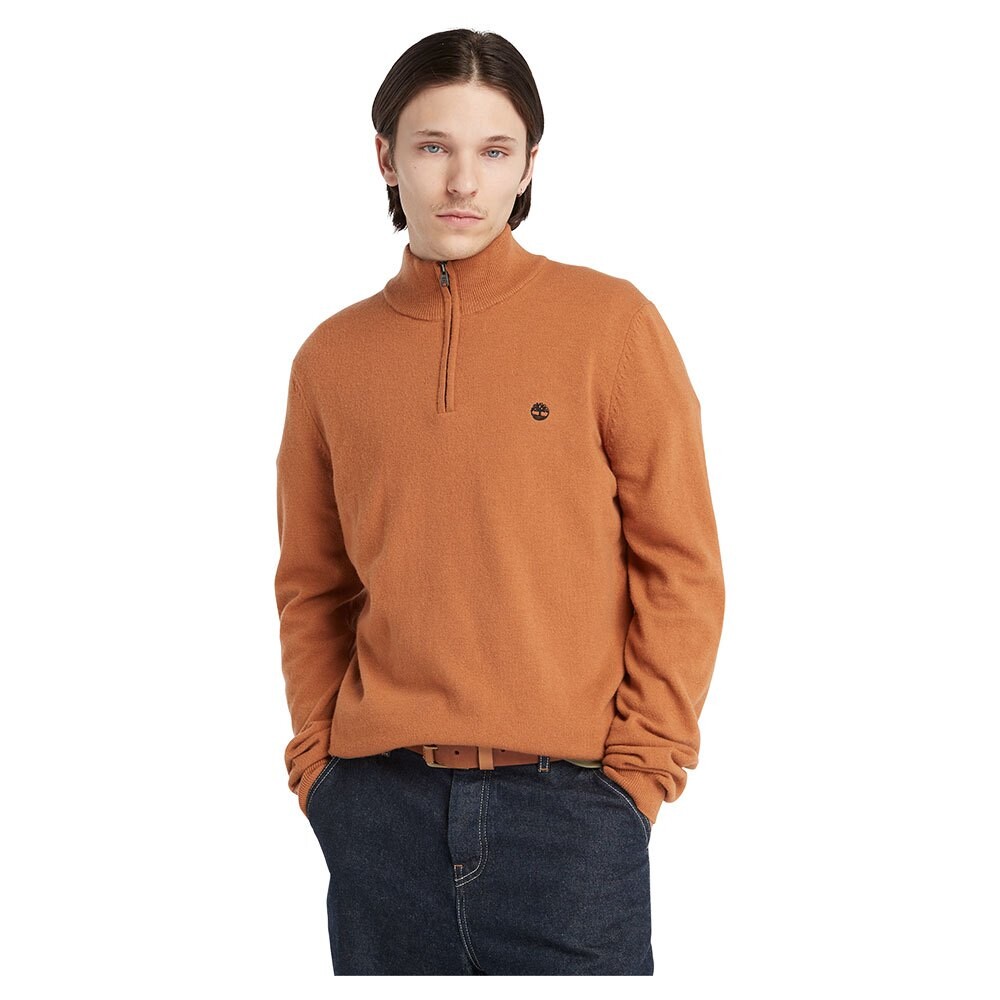 

Толстовка Timberland Cohas Brook Merino Half Zip, коричневый