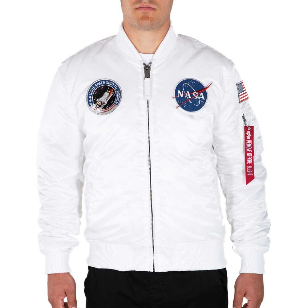 

Куртка Alpha Industries MA-1 VF NASA LP, белый