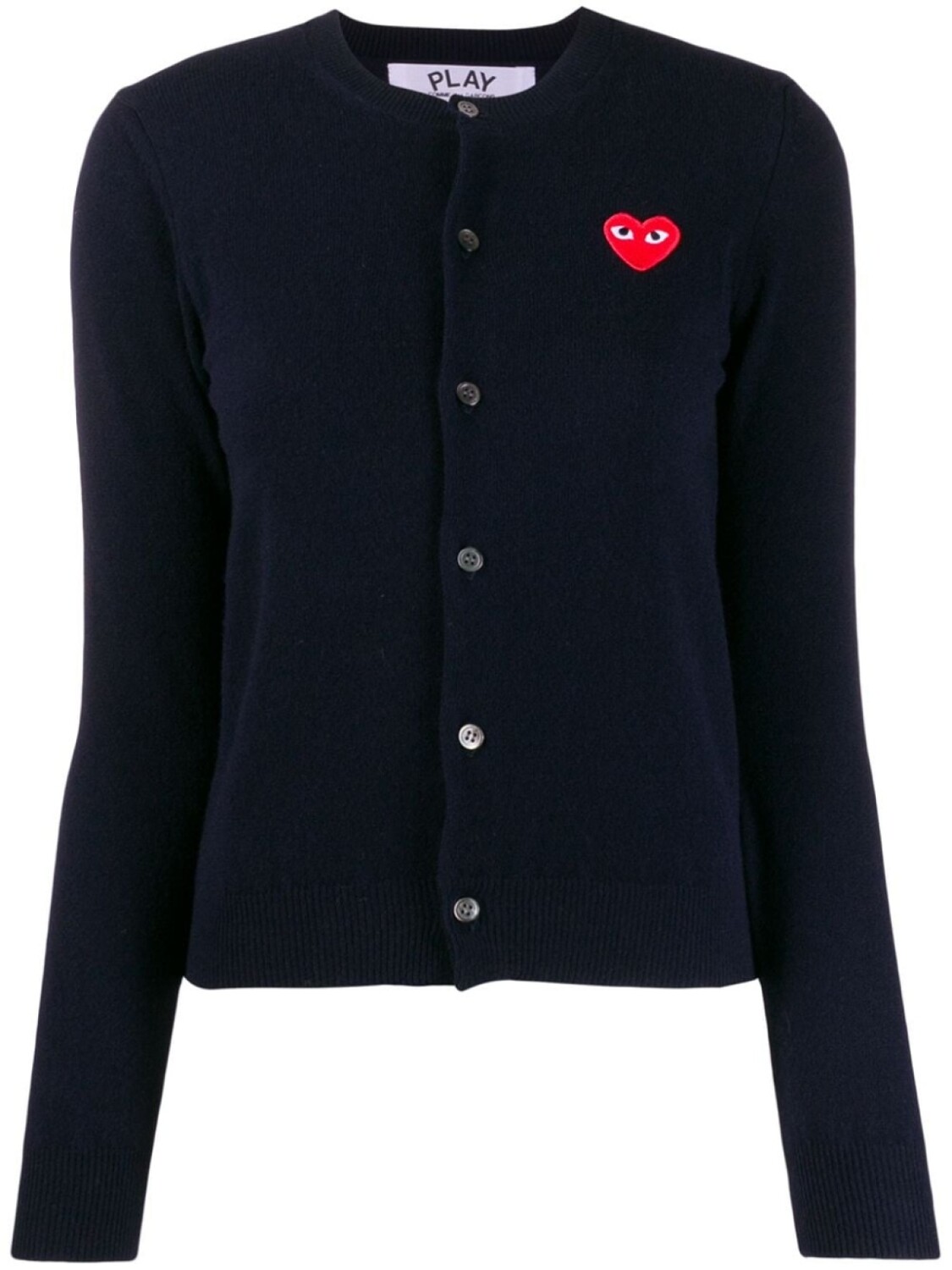 

Comme Des Garçons Play кардиган с длинными рукавами и логотипом, синий
