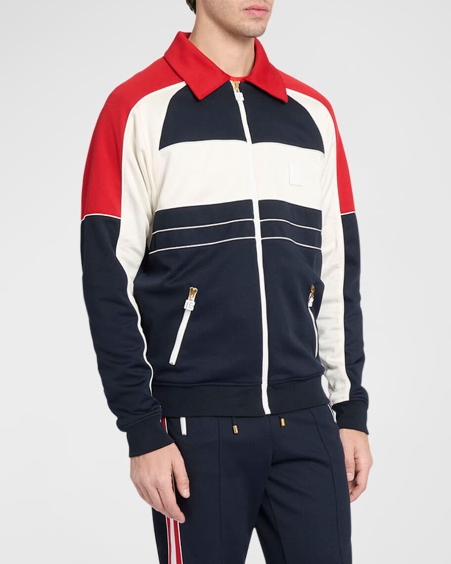 

Мужская спортивная куртка 70-х Balmain, Черный