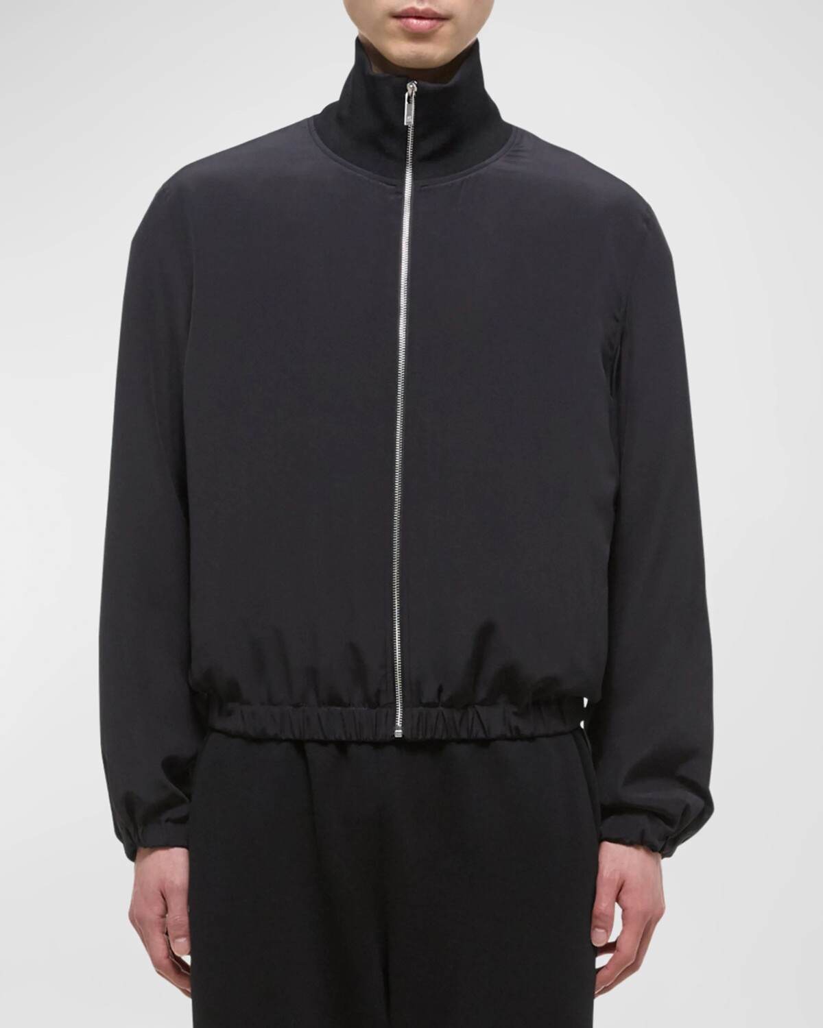 

Мужской бомбер с рукавами на молнии Helmut Lang, цвет Black
