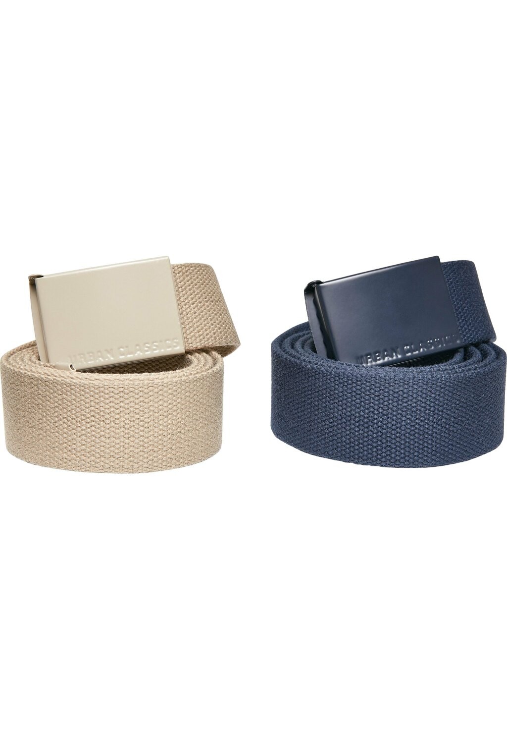 

Ремень 2 PACK Urban Classics, цвет sand navy