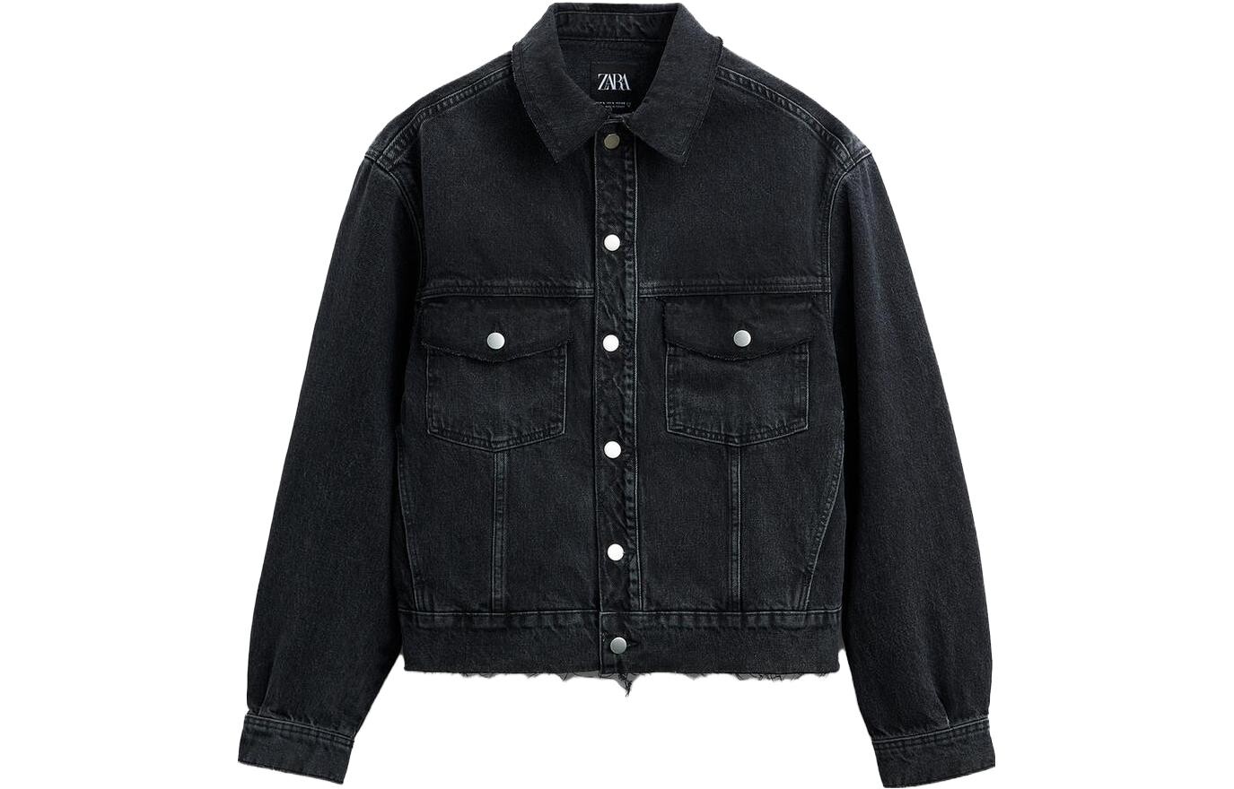 

Куртка мужская черная Zara, черный