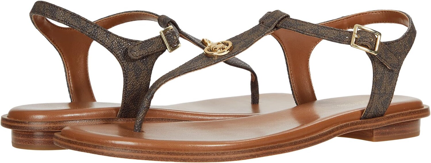 

Сандалии на плоской подошве Mallory Thong MICHAEL Michael Kors, коричневый