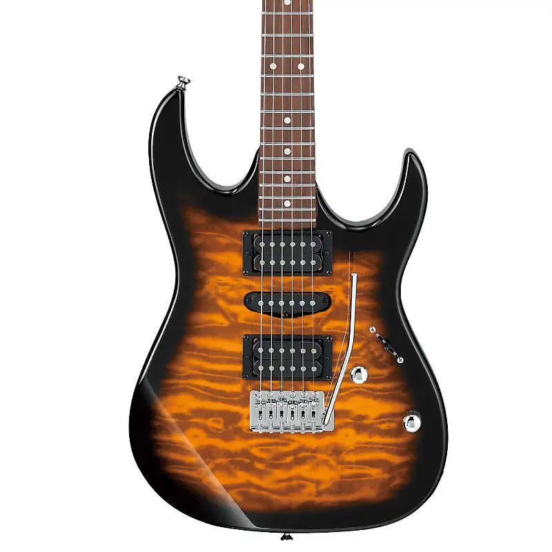 Электрогитара Ibanez GIO GRX70QASB - Sunburst