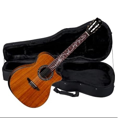 

Акустическая гитара Luna Vineyard Koa Bevel Nylon-String Cutaway Acoustic-Electric Gloss Natural