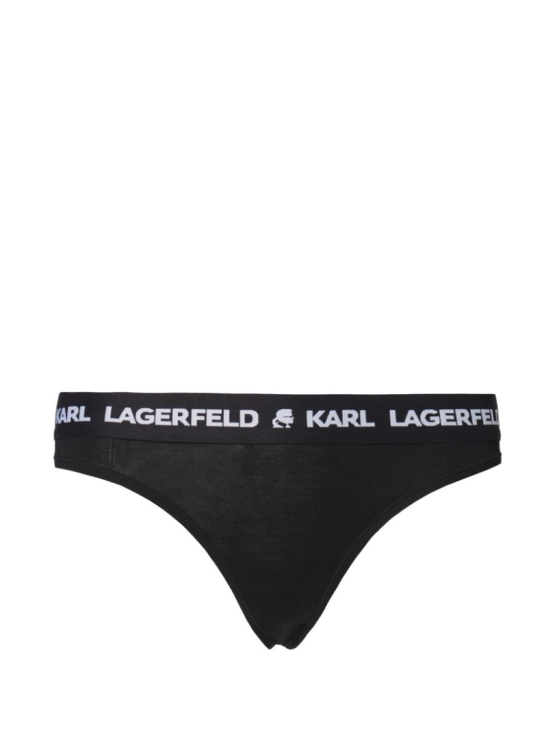 

Karl Lagerfeld трусы-стринги с логотипом, черный