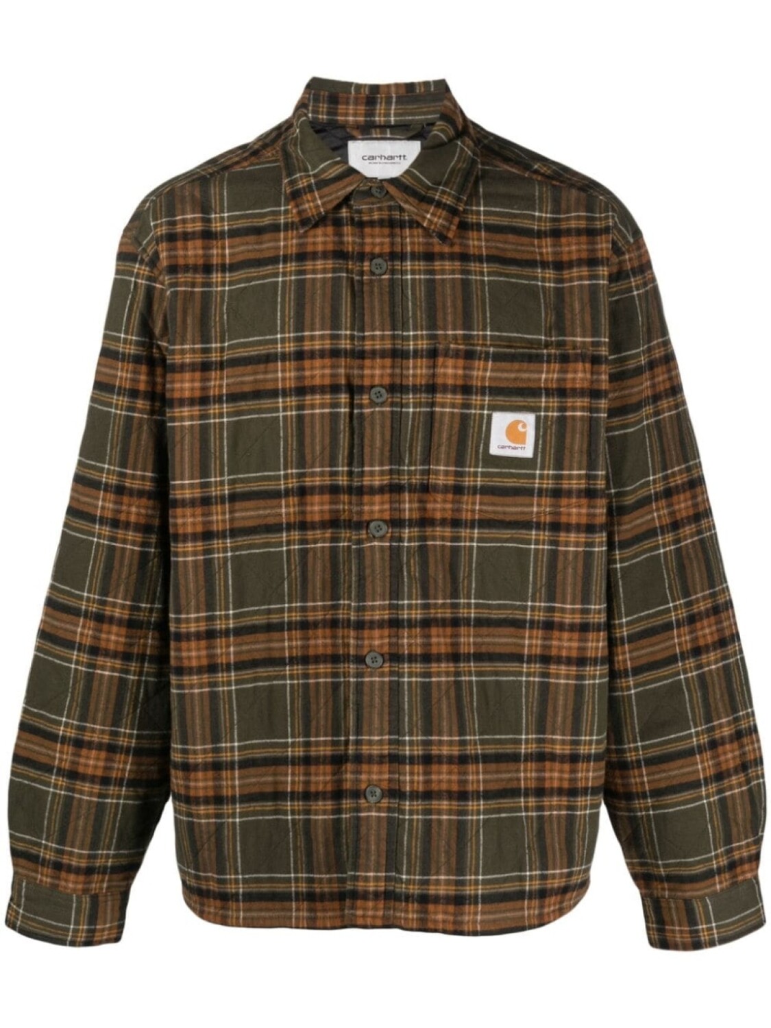 

Carhartt WIP рубашка в клетку тартан, зеленый