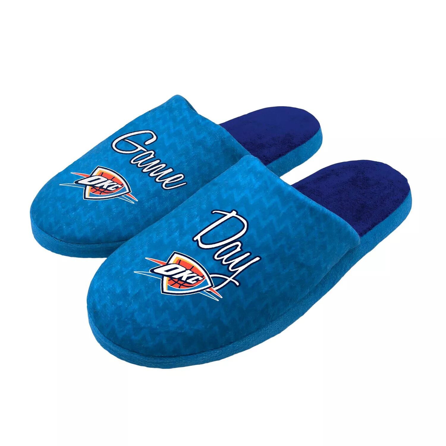 

Женские тапочки с надписью Oklahoma City Thunder