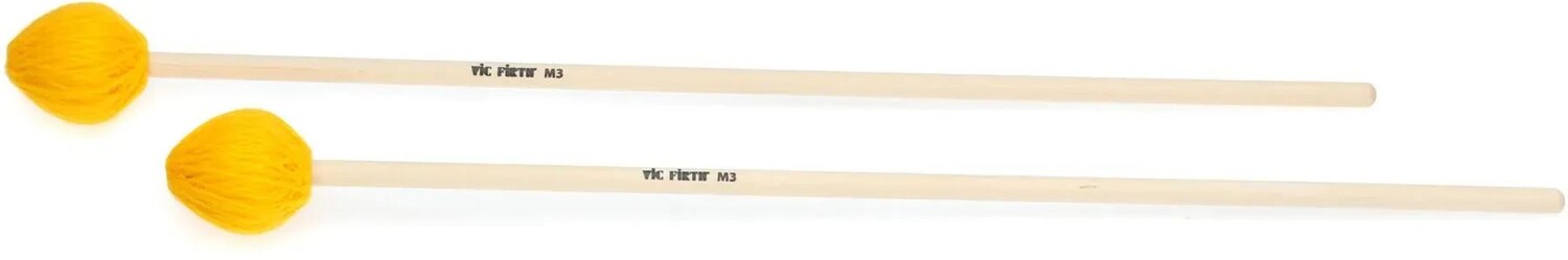 

Американские молотки для клавиатуры Vic Firth M3 — средняя грибовидная головка, пряжа