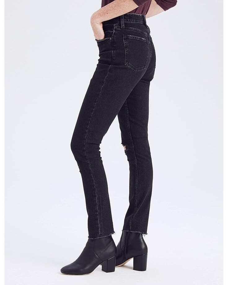 

Джинсы Abercrombie & Fitch High Rise Skinny Jeans, цвет Black Destroy