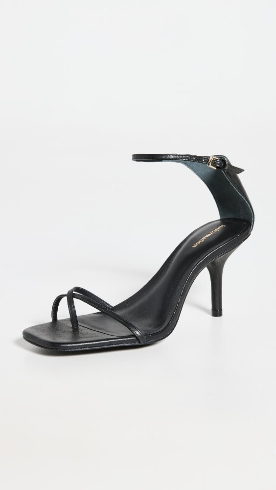 

Сандалии Reformation Gigi Strappy Mid Heel, черный