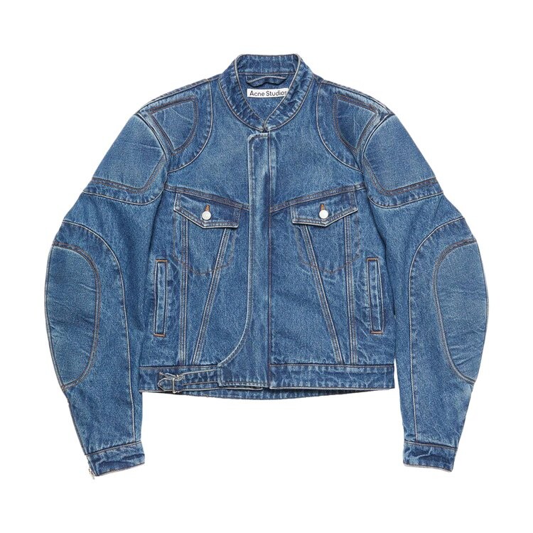 

Куртка Acne Studios Denim Moto Jacket, синий