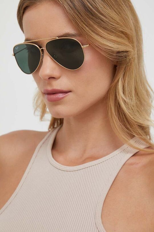 

Солнцезащитные очки 0RBR0101S Ray-Ban, золото