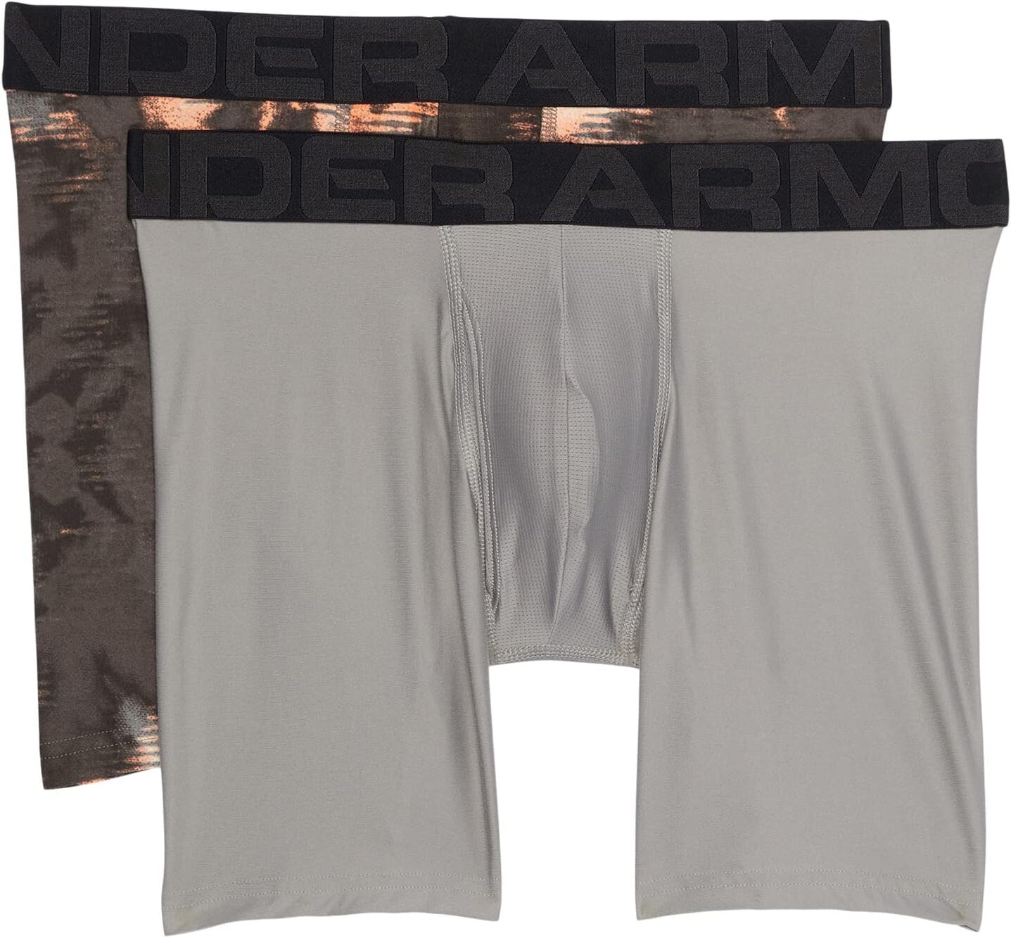 

Трусы Tech 6" Novelty Boxerjock 2-Pack Under Armour, цвет Peach Ice/Pewter