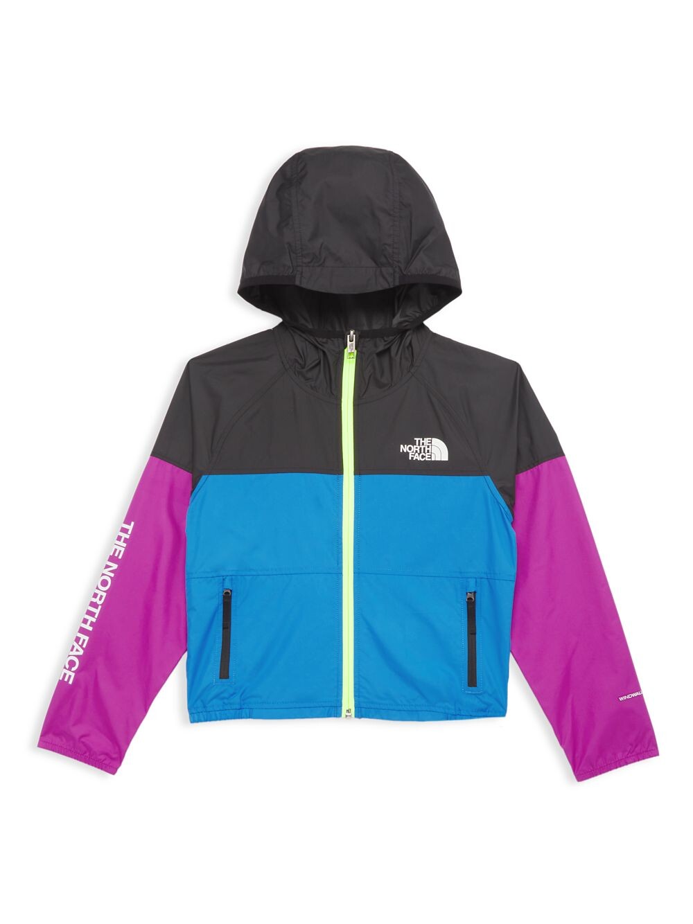

Куртка-ветровка Never Stop с капюшоном для маленьких мальчиков и мальчиков The North Face, синий