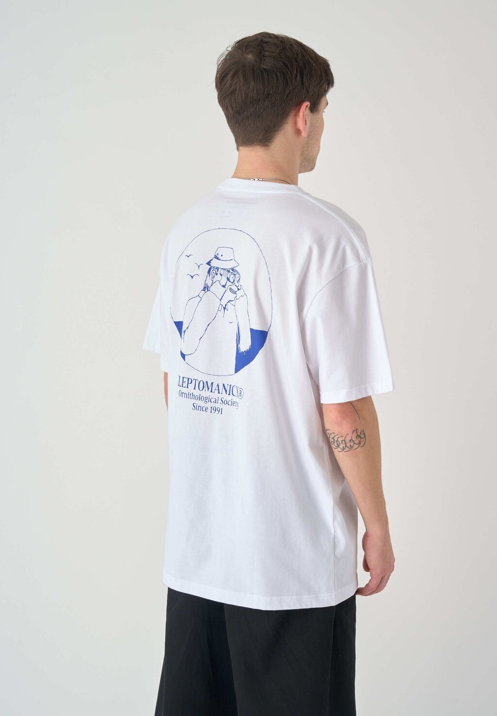 

Футболка с принтом BIRDWATCHER Cleptomanicx, цвет white