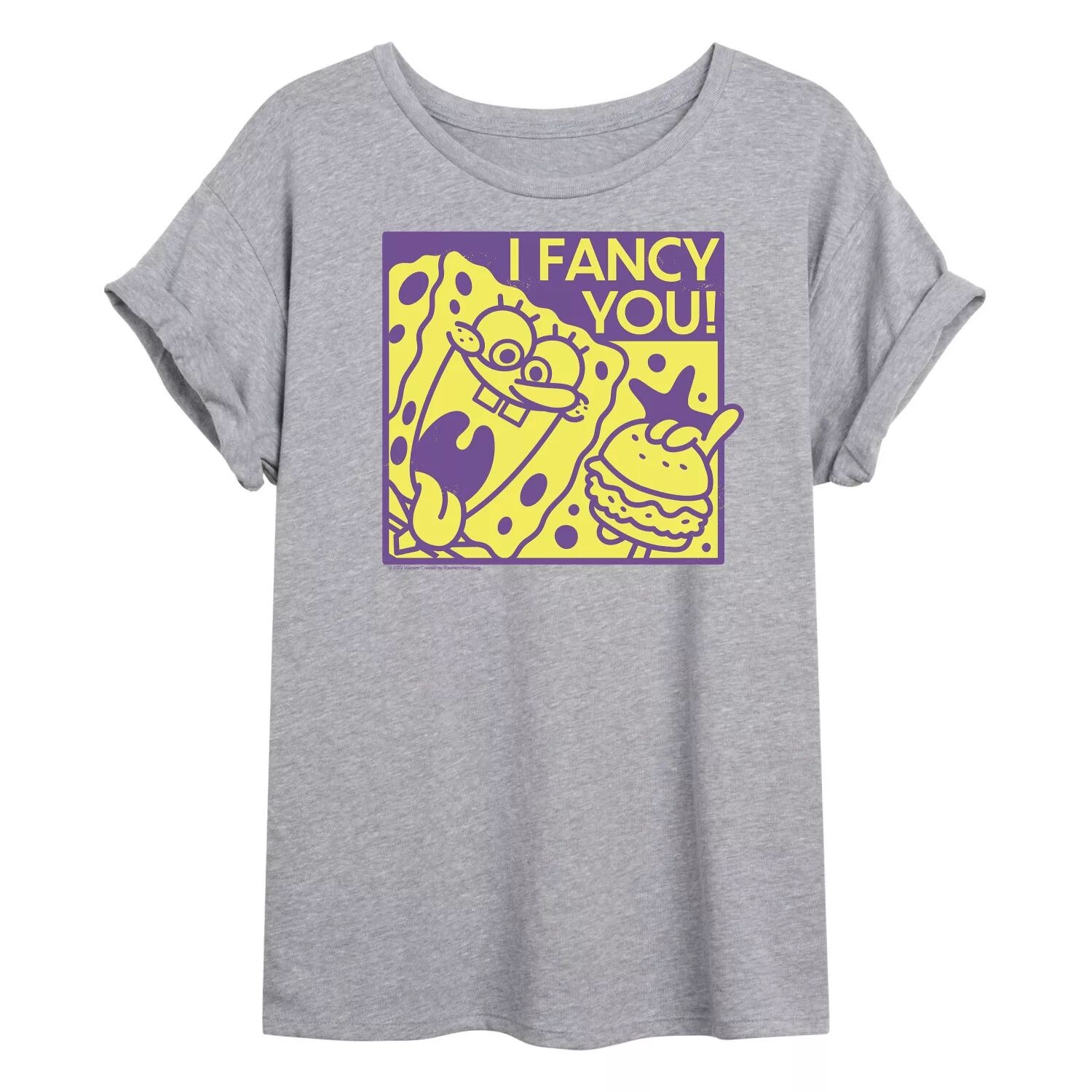 

Большая футболка с рисунком Губки Боба для юниоров «I Fancy You» Licensed Character