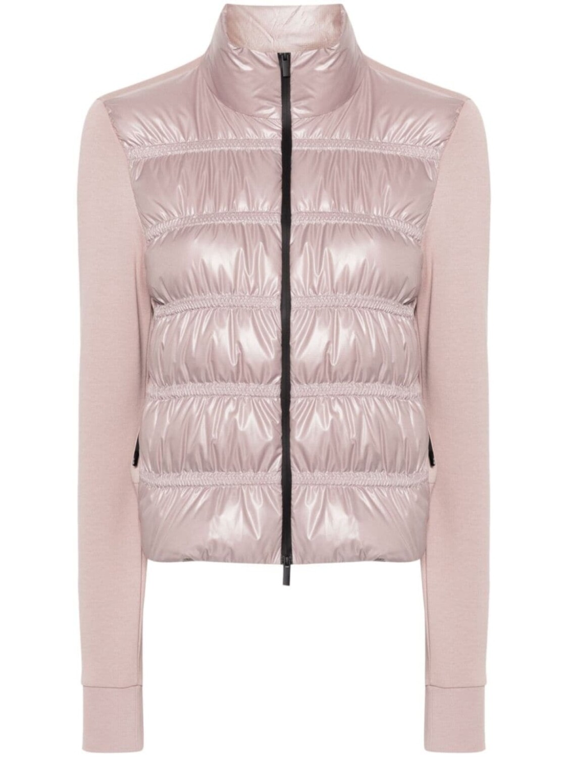

Moncler толстовка на молнии с дутыми вставками, розовый