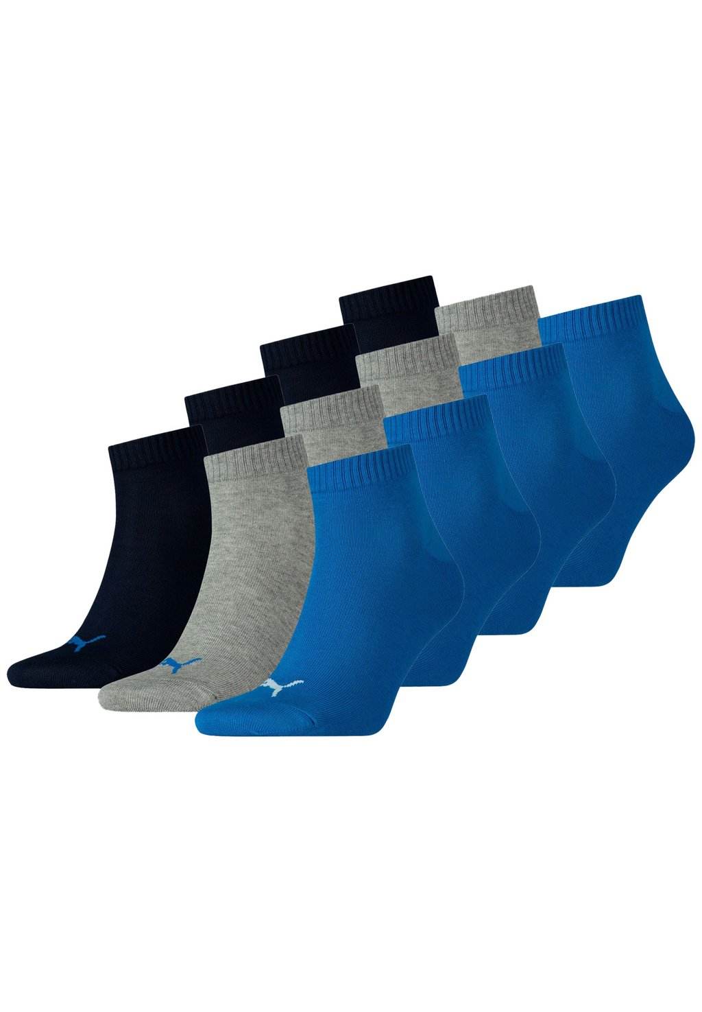 Спортивные носки 12 PACK UNISEX Puma, цвет blue / grey mélange