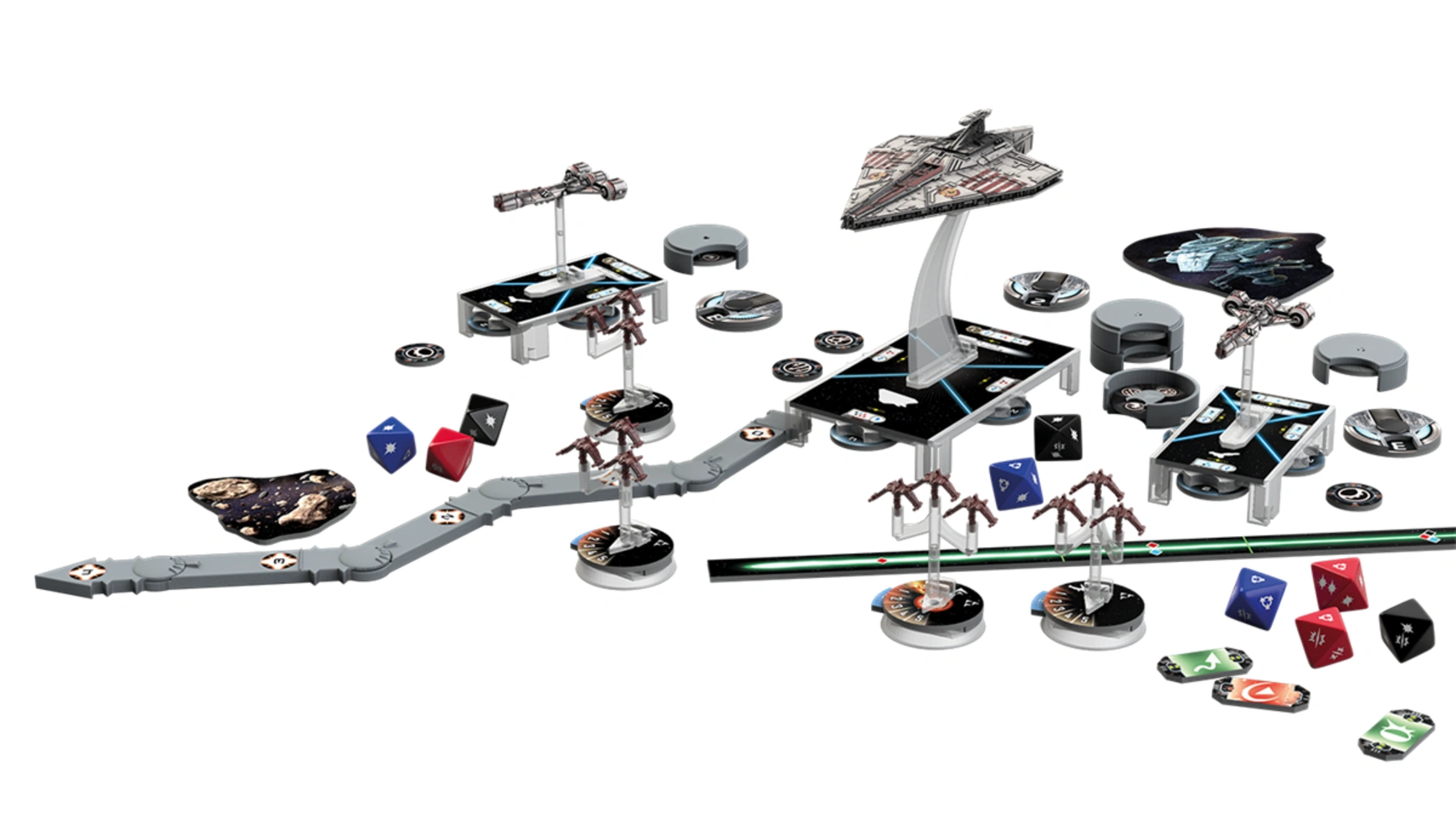 Fantasy Flight Games Star Wars: Armada Galactic Republic Стартовый набор DE  – купить из-за границы через сервис «CDEK.Shopping»