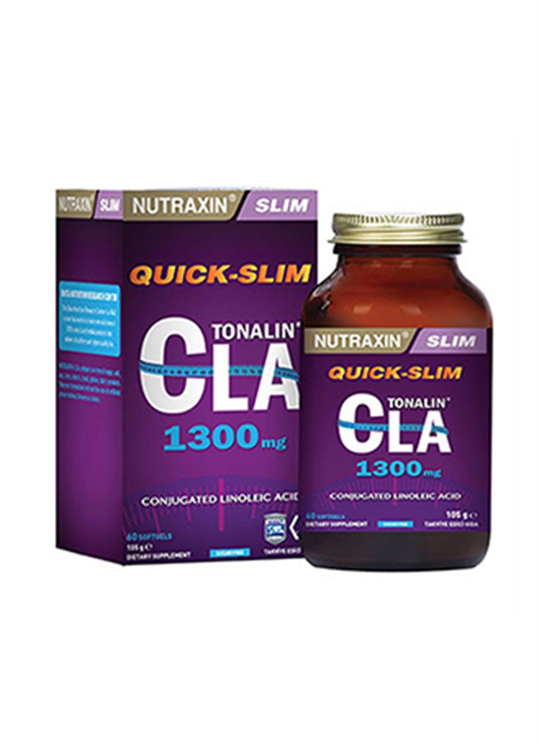 Nutraxin Quick Slim Tonalin Cla 1300 мг 60 капсул
