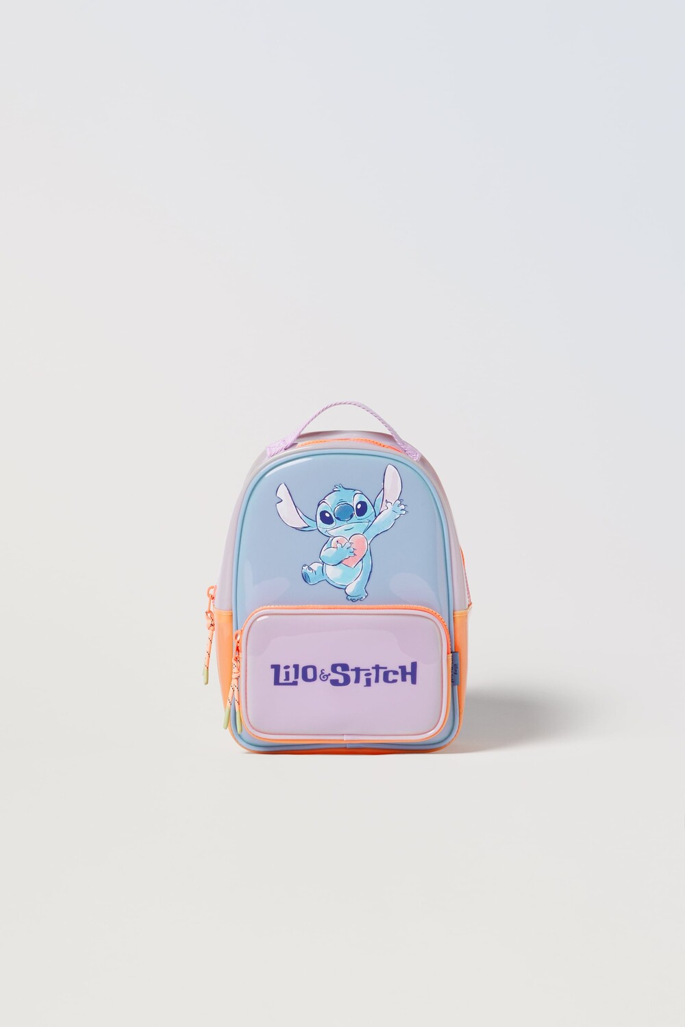 

Маленький рюкзак из пвх с лайло и стич disney print Zara, розовый