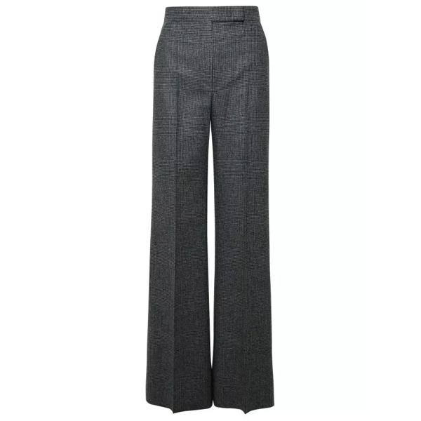 

Брюки radioso trousers in two-tone virgin wool Max Mara, серый