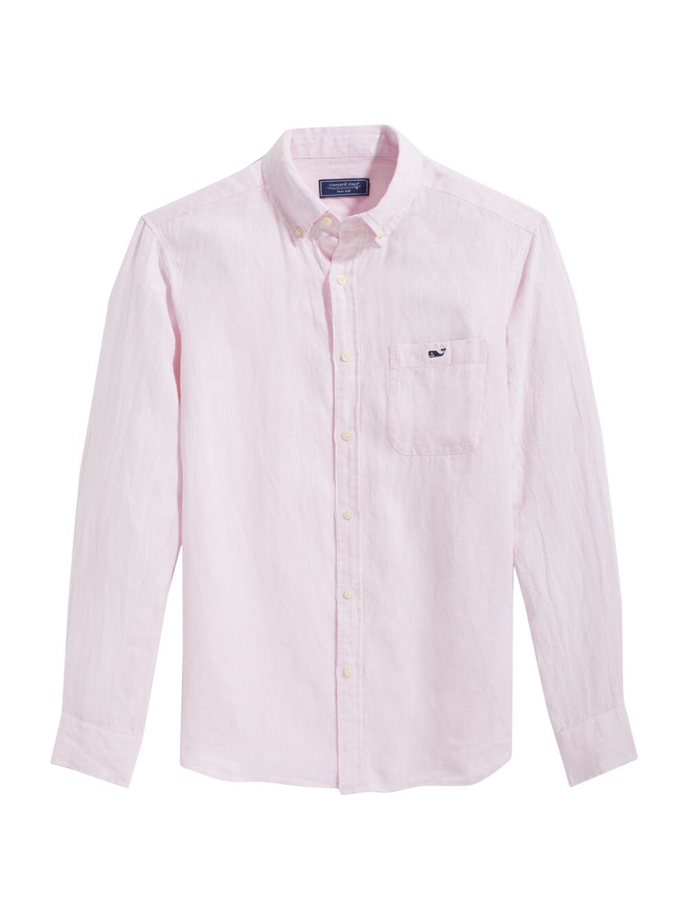 

Льняная рубашка на пуговицах Vineyard Vines, розовый