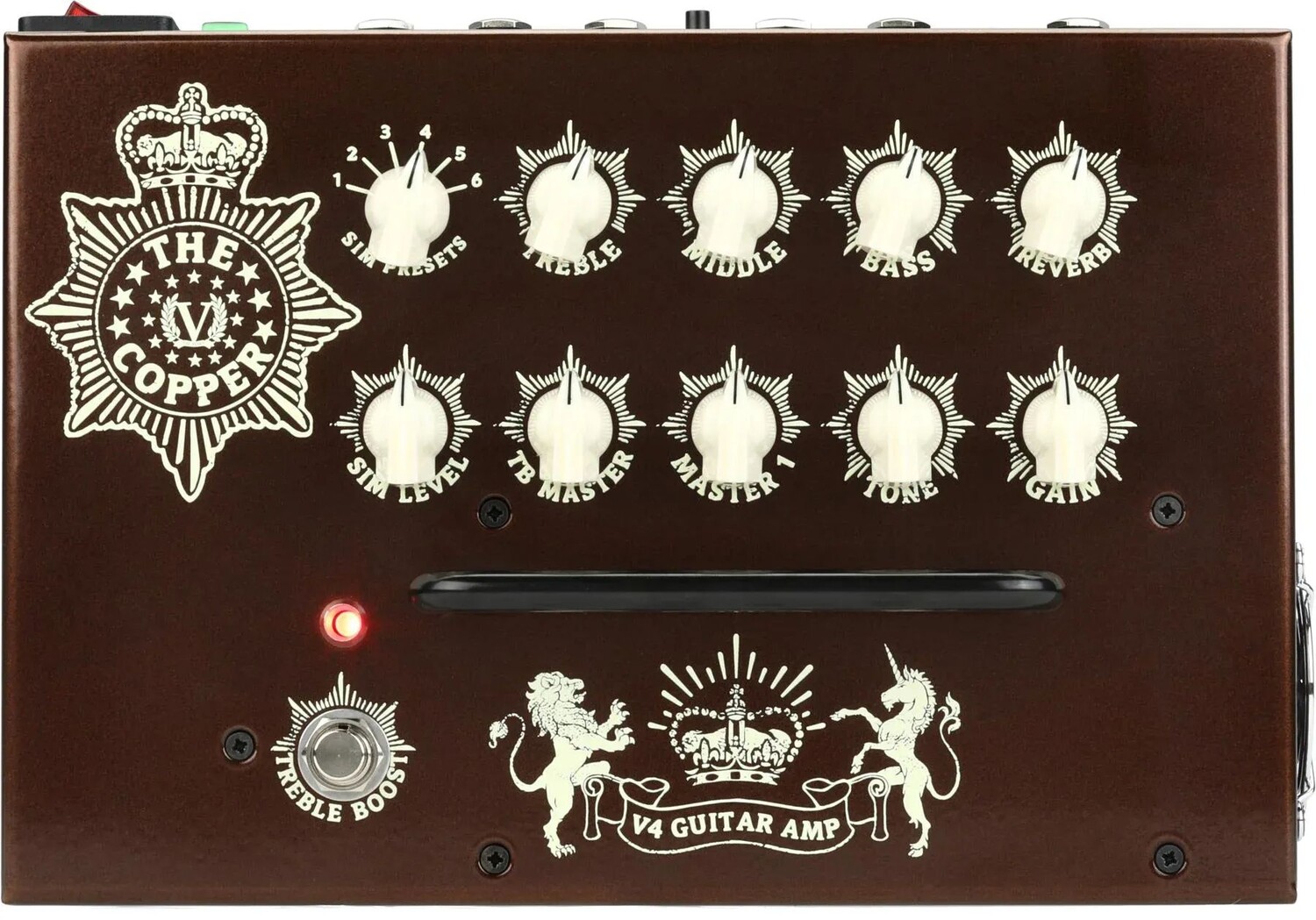 

Victory Amplification V4 Медная гибридная педаль гитарного усилителя