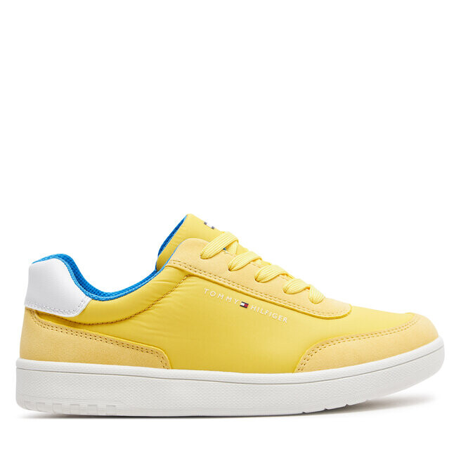 

Кроссовки Tommy Hilfiger Low Cut Lace-Up Sneaker T3X9-33351-1694 S Yellow 200, желтый