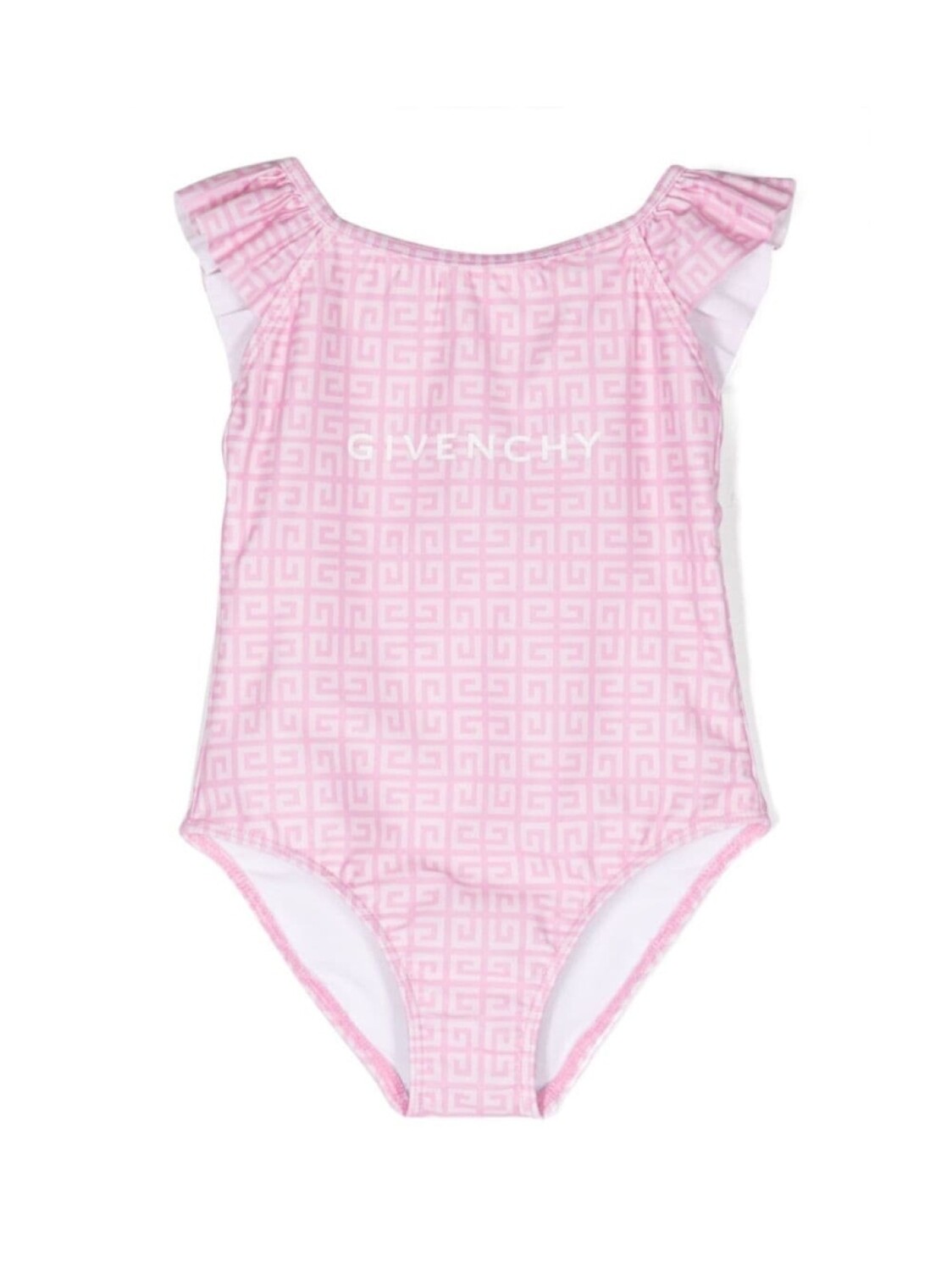 

Givenchy Kids купальник с оборками, розовый